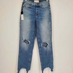 Revolve Wilson gabrielle distressed cut hem jeans